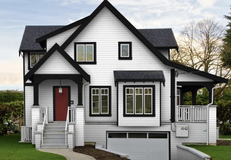 Refresh the Exterior with Crisp, Modern Color Contrast