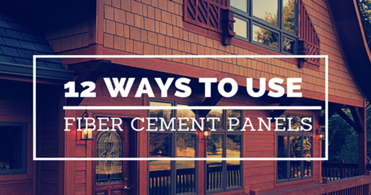 12 Ways To Use Fiber Cement Siding Panels Allura Usa