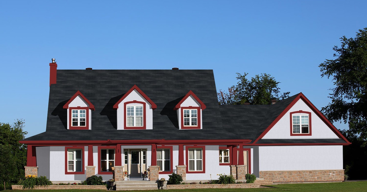 10 White House and Red Trim Unique Design Ideas | Allura USA