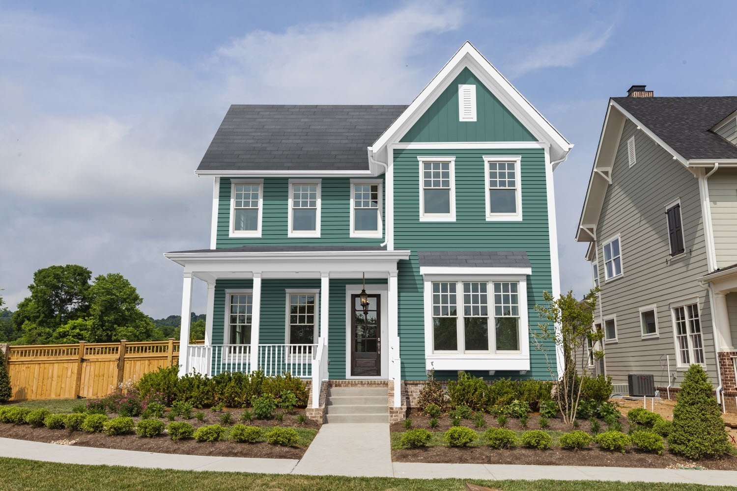 8 Unique Green House Designs with White Trim Allura USA