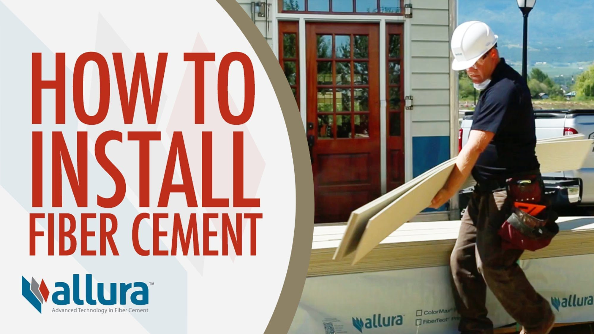 How to Install Fiber Cement Siding Allura USA