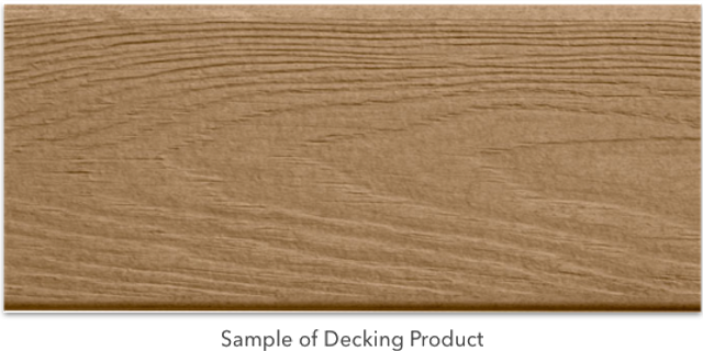 Sample of decking