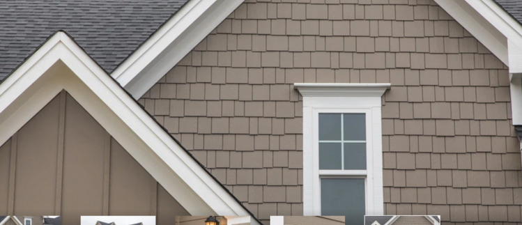 Wood shake siding